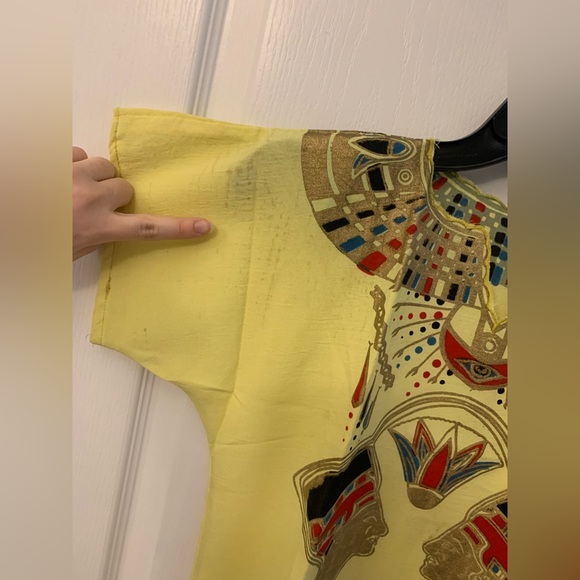 Yellow Egyptian Traditional Dress - Picture 9 of 10